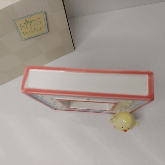 Russ Berrie Baby Month of December Picture Frame Duck Chicken Photo Keepsake - Picture 6 of 10